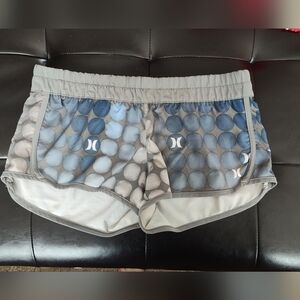Women’s Hurley Phantom Boardshorts Blue Gray Athletic Elastic Waist Medium